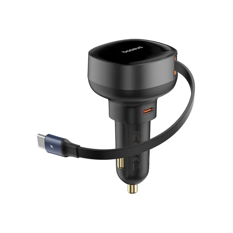 شارژر فندکی ۶۰ وات باسئوس Baseus مدل Enjoyment Pro کد C0203100
